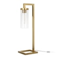 thumbnail image 6 of Evelyn&Zoe Modern Metal Table Lamp with Clear Glass Shade, 6 of 7