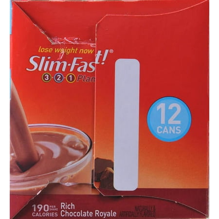 SlimFast Chocolate Royale Protein Shake, 11 Fl. Oz., 12 Pack
