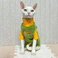 thumbnail image 5 of HQREA Sphynx Cat Sweater, Warm Hairless Cat Clothes Pet Fleece Pullover for Cold Weather, 5 of 6