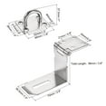 thumbnail image 2 of Cerradura de Cierre de Puerta Pesada de Acero Inoxidable de 5'' a 90 Grados, Plata, 2 of 5