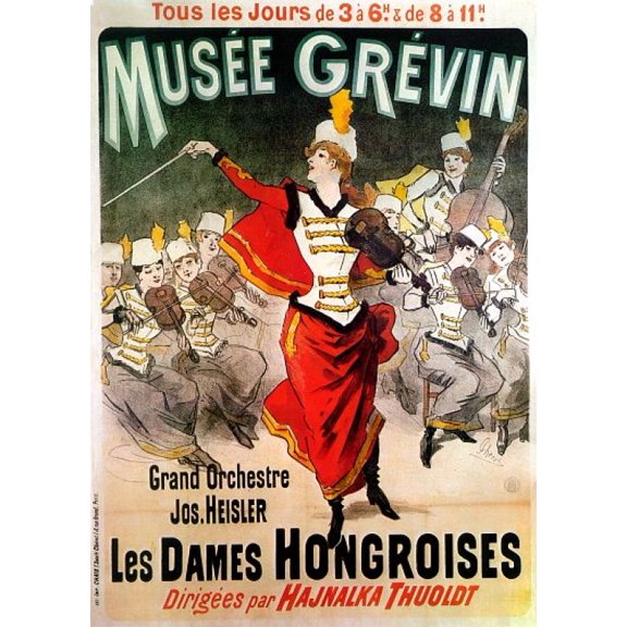 Vintage French Advertising Art Musee Grevin Canvas Art - (24 x 36)