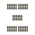 thumbnail image 3 of Transemion 2x Black Stylish And Small Decorative Lanterns For Delightful Home Décor Flickering Candlelight black-12PCS 5Set, 3 of 6