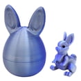 thumbnail image 2 of 3d Printed Easter Eggs Toys, 3.3'' Mini Prefilled Easter Eggs with Bunny Inside, Easter Egg Fillers Easter Basket Stuffers, 3D Easter Eggs Colorful PLA Easter Toys, Surprise Eggs with Toys Inside, H, 2 of 9