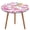 style-2, variant on Flamingo Pattern Round Fitted Tablecloth with Flannel Backing Elastic Table Cloth Waterproof Oil-Proof Plastic Table Cover Table Up 40"-54" Diameter)