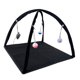 thumbnail image 2 of Tienda plegable para gatitos, alfombra lavable para mascotas, ayuda a los gatos a hacer ejercicio, estera de juego, centro de actividades para gatos, Negro, 2 of 10