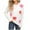 White, variant on Women's Heart Pattern Sweater Fall Winter Top Soft Acrylic Knit Crewneck Cute Valentine Christmas Sweater Loose Fit Long Sleeve Cozy Sweater Trendy Holiday Seasonal Clothing