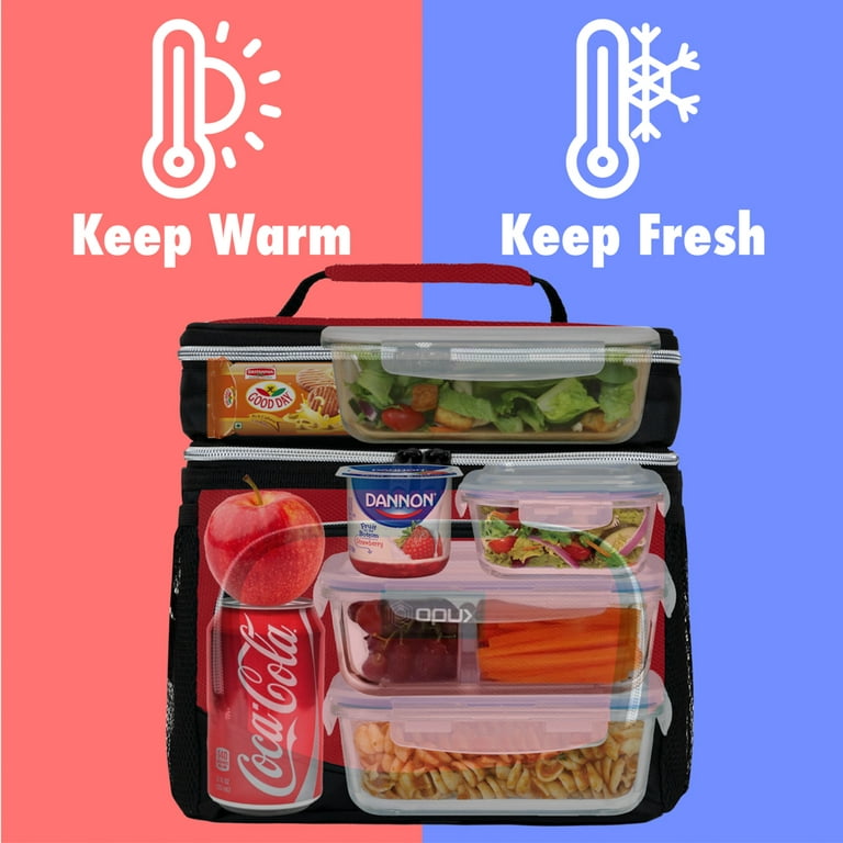 Dual Compartment Insulated Leakproof Lunch Box - 8 Cans – OPUX