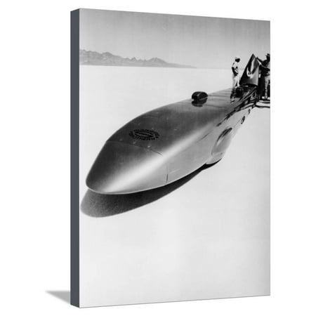Land Speed Record Car - Goldenrod' Land Speed Record Car, Bonneville Salt Flats, Utah, USA, C1965 Stretched Canvas Print Wall Art