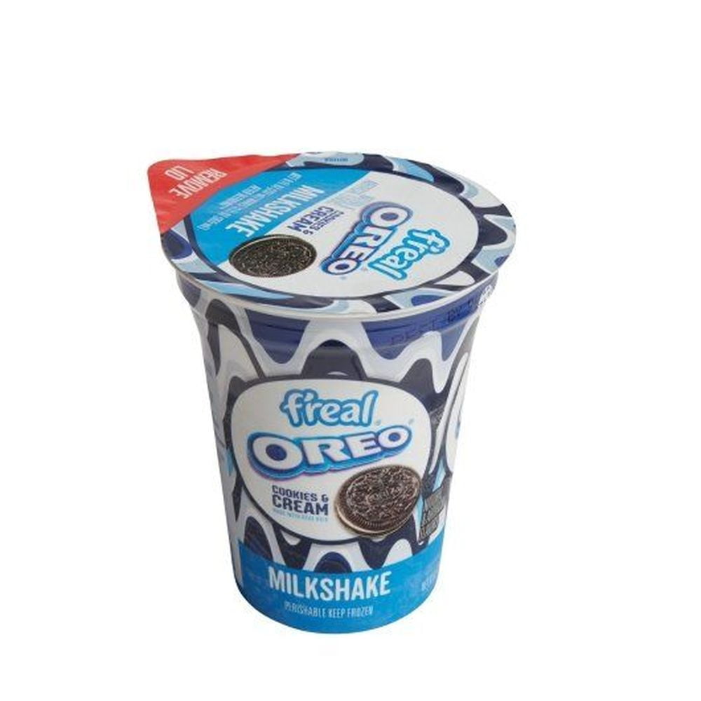 Freal Cookies n Cream Milkshake, 8 Fluid Ounce 12 per case