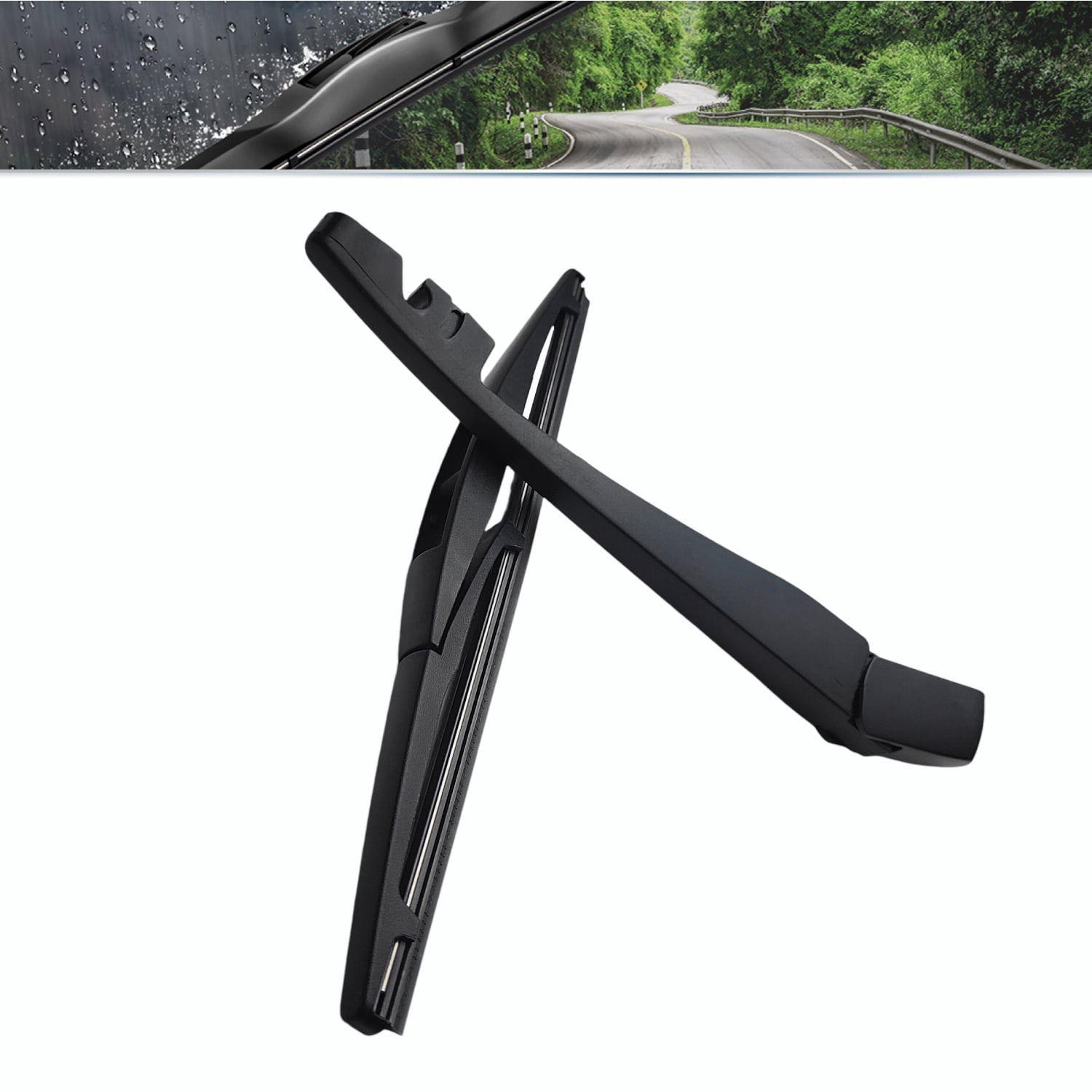 SOCOOL 4PCS Windshield Wiper Blades Fit For Suzuki SX4 2013-2007, Wiper Blades with Rear Arm, 26"+14"+10"+10", Y24K9T0G