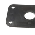 thumbnail image 5 of Plastic Curved Jack Plate Square Jackplate for Gibson Epiphone Les Paul Guitar Black Regtangle, 5 of 8