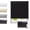 Black(blackout), variant on No Drill Cellular Shades for Indoor Windows, Thermal Insulating & Noise Reducing Honeycomb Blinds, Cordless Free Stop Blinds Light Filtering, White,27 1/2" W x 80" H