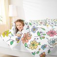 thumbnail image 4 of Manfei Country Plant Floral Bedding Comforter Set,Rustic Flower Twin Comforter Sets,Kawaii Daisy Blossom Bedding Set For Kids,Breathable Home Decor Reversible,2 Pieces, 4 of 8
