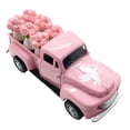 thumbnail image 2 of Gaiwos Valentines Day Vintage Car Figurine 5.12 inches, Farmhouse Vintage Mini Truck with Flowers, for Home Wedding Engagement Favors Valentines Day Gift, 2 of 5
