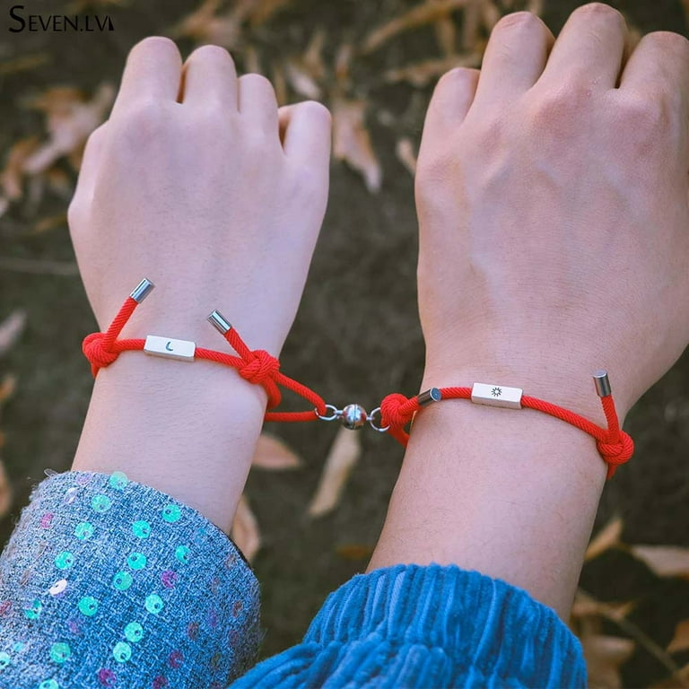 Couple bracelets sun and deals moon