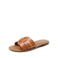 thumbnail image 1 of Sandalias tipo Slide para Mujer DREAM PAIRS Marrón Talla 9.5, 1 of 8