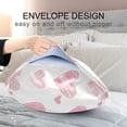 thumbnail image 4 of Yayeee Pillowcase Queen Size Set of 2 Satin Wrinkle Resistant Pillow Case, Hand Drawn Hearts, 4 of 8