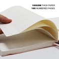 thumbnail image 3 of Cuadernos Wiisdatek B5 19 x 25,5 cm, paquete de 2, 376 páginas, tapa de PU, 3 of 7