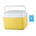 thumbnail image 4 of Estuche de almacenamiento de campamento de refrigerador aislado con mango de bebida, organizador de la caja del de hielo para los comestibles, 5L, 4 of 8