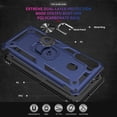 thumbnail image 3 of Samsung A21 Phone Case, Galaxy A21 Phone Case with Screen Protector, Military Grade Protective Cases with Ring for Samsung Galaxy A21 (Blue), 3 of 6