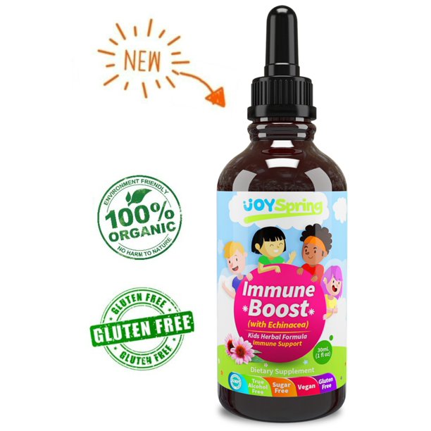 Echinacea Immune Boost Liquid Drops for Kids Great Tasting Immune