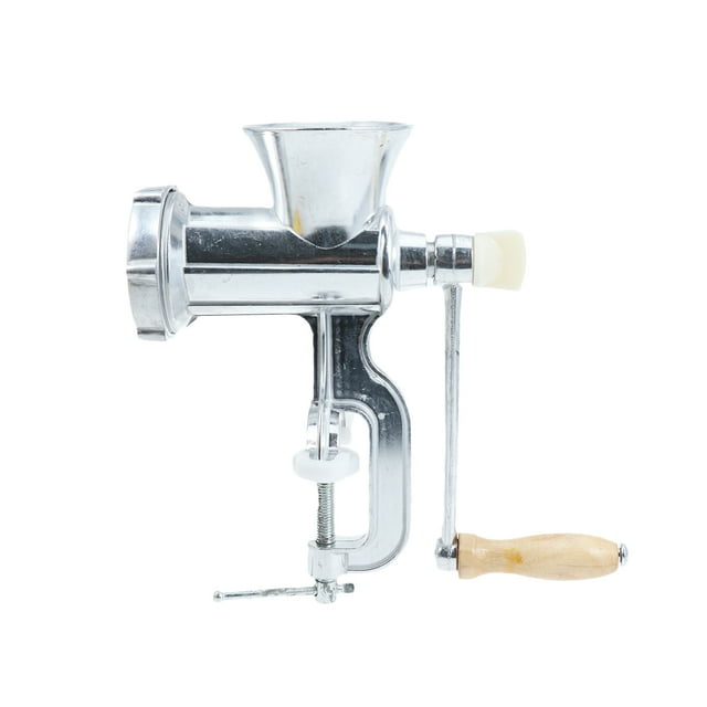 Manual Meat Grinder Aluminium Alloy Meat Mincer Mincing Machine Sausage Filler Filling Machine For Meat Processing Plants Kitchen Tools (Random Handle Style)