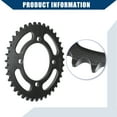 thumbnail image 6 of Unique Bargains 420 Pitch 39 Tooth 76mm Motorcycle Chain Sprocket Rear Sprocket for 50cc 70cc 90cc 110cc Dirt Pit Bike, 6 of 7