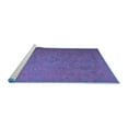 thumbnail image 2 of Ahgly Company Machine Washable Indoor Round Persian Blue Bohemian Area Rugs, 3' Round, 2 of 4