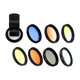 thumbnail image 3 of Juego de lentes Coral con clip para teléfono, portátil, 7 colores, universal, 32 mm, graduado, 3 of 9
