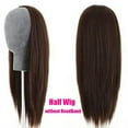 thumbnail image 3 of 3/4 Half Wigs - Straight Human Hair HeadBand Wigs, Long Malaysian Remy Hair, Glueless, Full Machine Made Wigs for Women & Girls, 3 of 7