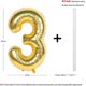 thumbnail image 4 of 2PCS 40 Inch Gold Digit Helium Foil Birthday Party Balloons (Gold 3), 4 of 4