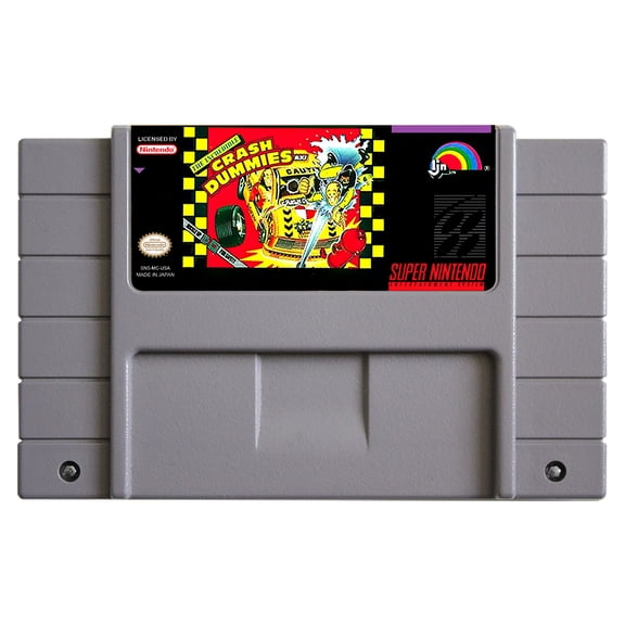 SNES Games Cartridge Incredible Crash Dummies, The