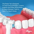thumbnail image 3 of Replacement Toothbrush Heads for Oral B Braun - Ortho and Power Tip Brush Heads Compatible with Oralb Electric Toothbrushes - Good for Braces, Crowns, Bridges 20 Pack, 3 of 9