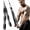 Gray, variant on MANUEKLEAR 3 Grip Lengths in 1 Tricep Rope Cable Attachment with Ergonomic Handles, Greater ROM for Tricep Push Down Attachment Professional Gym Rope for Overhead Extension