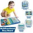 thumbnail image 4 of Toddler Busy Board with Handle Educational Sensory Activity Board Preschool Montessori Board Toy Multifunctional Sensory Board Toy, 4 of 8