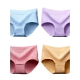 thumbnail image 5 of Womens Underwear,Cotton High Waist Underwear for Women Full Coverage Soft Comfortable Briefs Panty Middle Waist Briefs, 5 of 5