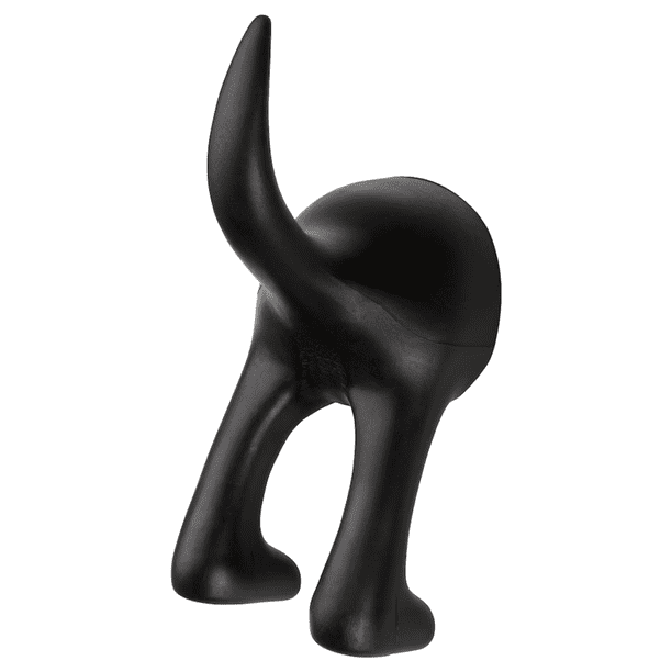 Gancho LUXVI en Forma de Trasero de Perrito Negro- Organiza con Estilo (1pzs)