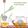 thumbnail image 3 of Tamiz De Té De Acero Inoxidable, Para Bolsas De Especias De Té Sueltas, Con Cadena Y Cierre (m)5*5*3.5cm, 3 of 5