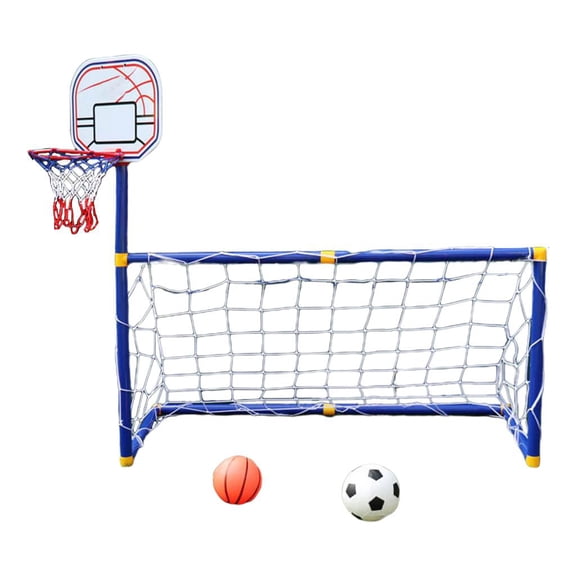 CEORPER Outdoor Basketball and Football combination is Convenient to Carry and Entertain