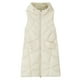 thumbnail image 4 of Abrigo largo con capucha y bolsillo cálido para mujer, chaqueta de invierno sin mangas, parka de plumón, abrigo para mujer, 4 of 6