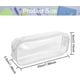 thumbnail image 2 of Juego de 4 estuches transparentes de PVC con cremallera, estuches transparentes impermeables con cierre, bolsa de cosméticos transparente para niños, adultos y escuela   Rojo Verde, 2 of 5