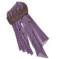 thumbnail image 1 of LHCER Turban Mode Unique Femme Rétractable Rétro Perlé Bandage Musulman Longue Foulard Chapeau, Châles pour Cheveux, Turban, 1 of 8