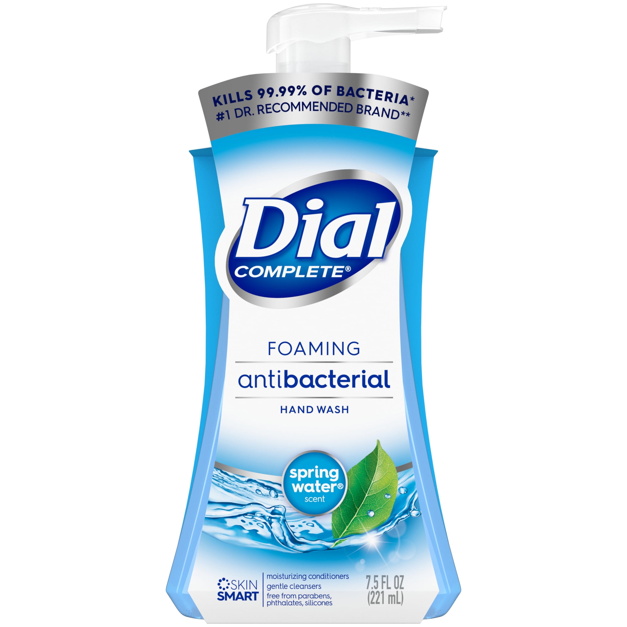 Dial Antibacterial Foaming Hand Wash Spring Water 7.5 fl oz Walmart