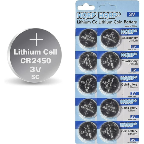 HQRP 10 Pack Lithium Coin Battery compatible with MILLER 217043 / 217-043 Replacement