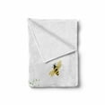 thumbnail image 2 of Spring Soft Flannel Fleece Blanket, Flourishing Dandelion Pattern with Bees Dragonflies and Ladybug Colorful Arrangement, Cozy Plush for Indoor and Outdoor Use, 60" x 80", Multicolor, by Ambesonne, 2 of 6