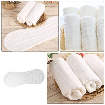 Raindrops cloths Muslin Burp Cloths Cotton Reusable Baby Shower 6pcs