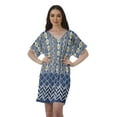 thumbnail image 1 of Moomaya Robes d'Anniversaire Femmes Robe de Travail Imprimée Femmes Bureau Robes à Col en V, 1 of 6