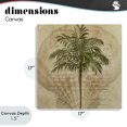 thumbnail image 4 of Stupell Industries Shabby Chic Subdued Tropics Palm Canvas Art, 17 x 17, by Steve Hunziker, 4 of 8