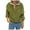 Army Green, variant on Fesfesfes Fashion Women Flannel Coat Zipper Patchwork Long Sleeves Tops Plush Pullover Sweatshirt