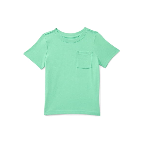 Garanimals Toddler Boy Short Sleeve Pocket T-shirt, Sizes 18M-5T